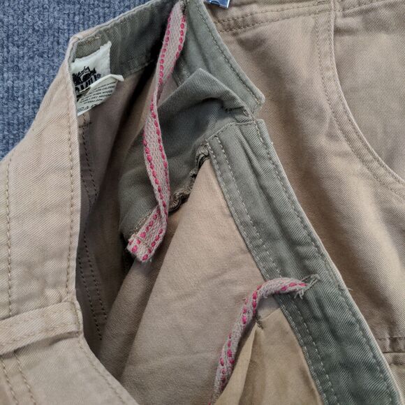 Old Mill Mens Cargo Shorts Tan Size 40 Cotton Pockets Belt Loops - Picture 12 of 13